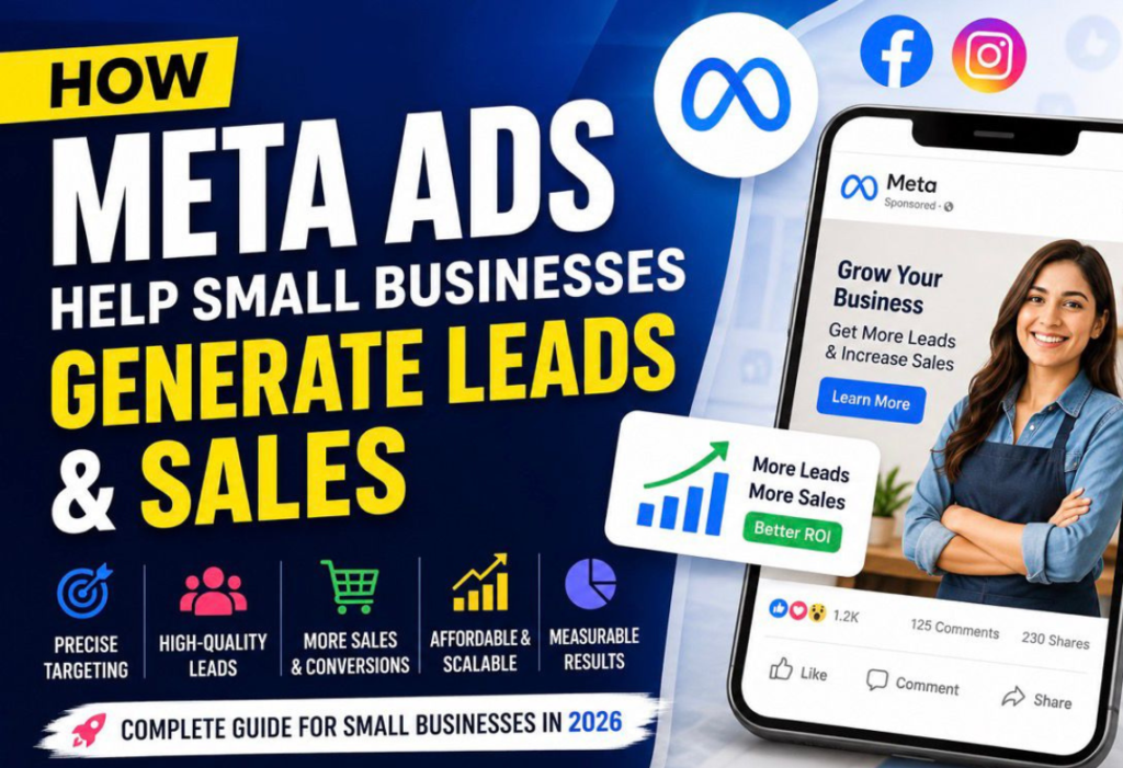 How Meta Ads Help Small Businesses Generate Leads and Sales (Complete Guide) meta ads for small businesses