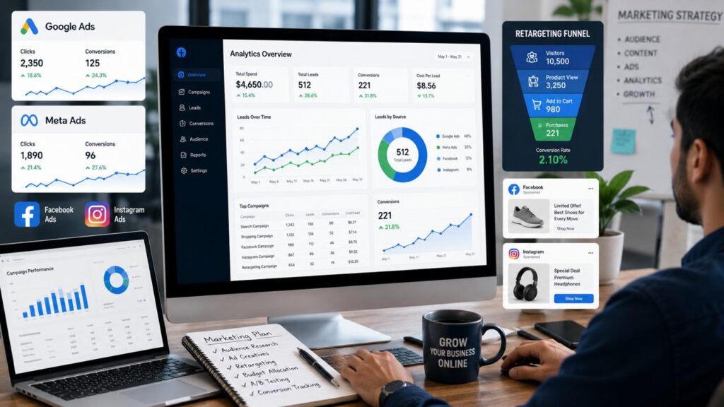 paid ads & retargeting